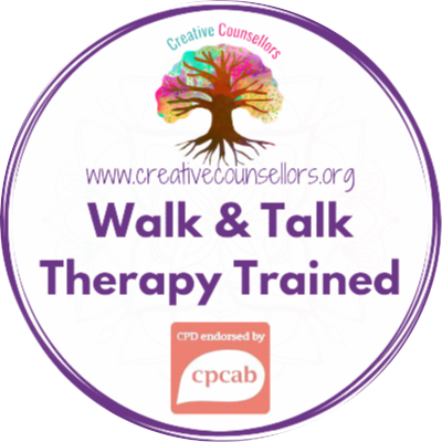 Walk and talk therapy logo